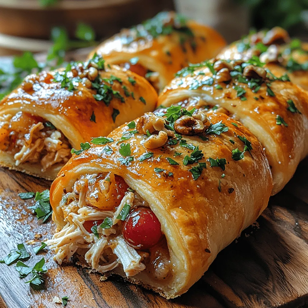 Um die perfekten Hähnchensalat-Croissants zuzubereiten, benötigen Sie folgende Zutaten: