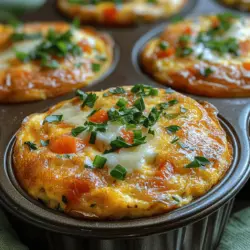 Um die perfekten Muffin-Form Frittatas zuzubereiten, benötigen Sie eine handvoll einfacher, aber frischer Zutaten. Hier ist die Liste der Hauptzutaten, die in diesem Rezept verwendet werden: