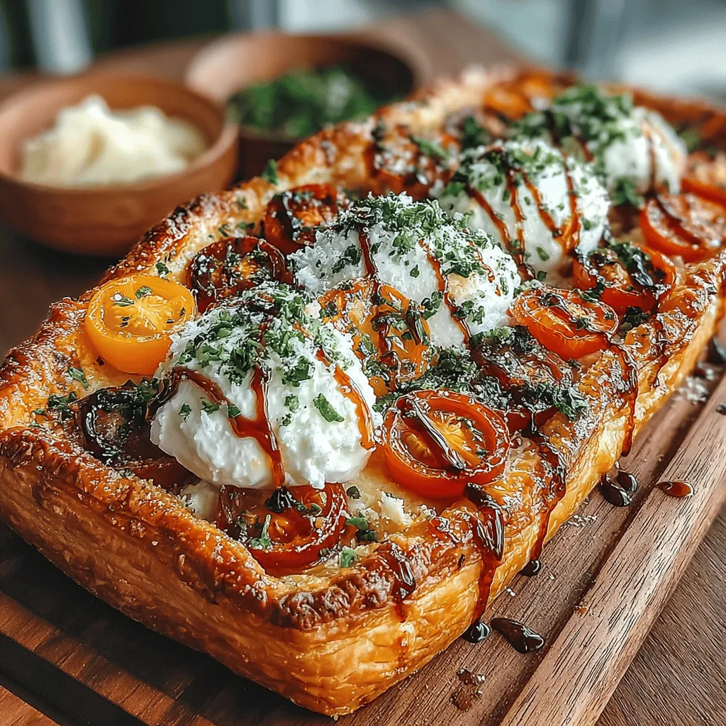 Die Hauptzutaten dieser Tarte sind relativ einfach und leicht erhältlich, aber sie bieten eine Vielzahl von gesundheitlichen Vorteilen. Tomaten sind reich an Antioxidantien, insbesondere Lycopin, das nachweislich das Risiko von Herzkrankheiten reduziert. Basilikum hingegen hat entzündungshemmende Eigenschaften und kann zur Verbesserung der Verdauung beitragen. Ricotta, Mozzarella und Parmesan sind nicht nur köstlich, sondern liefern auch wertvolle Proteine sowie Kalzium, das für starke Knochen wichtig ist. Diese Kombination macht die Tomaten-Basilikum-Tarte nicht nur zu einem Genuss, sondern auch zu einer nahrhaften Wahl für jede Mahlzeit.